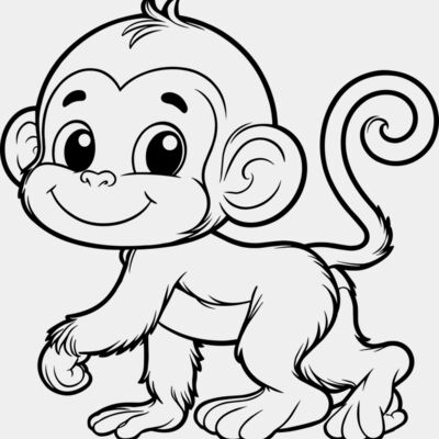 Monkey   Clipart 1 Thumbnail